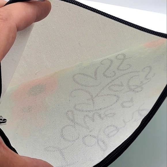 Floral Print Cosmetic Storage Canvas Like Bag - Picture 2 of 7